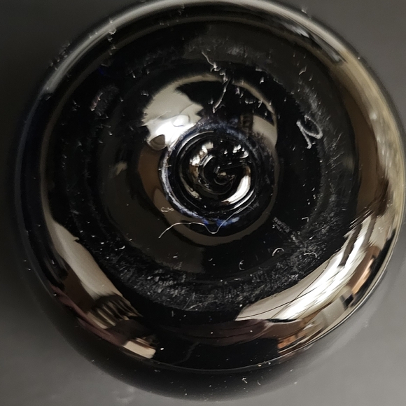 VINTAGE ERIC BRAKKEN MODERN STUDIO ART GLASS ROUND PAPER WEIGHT - Picture 4 of 5